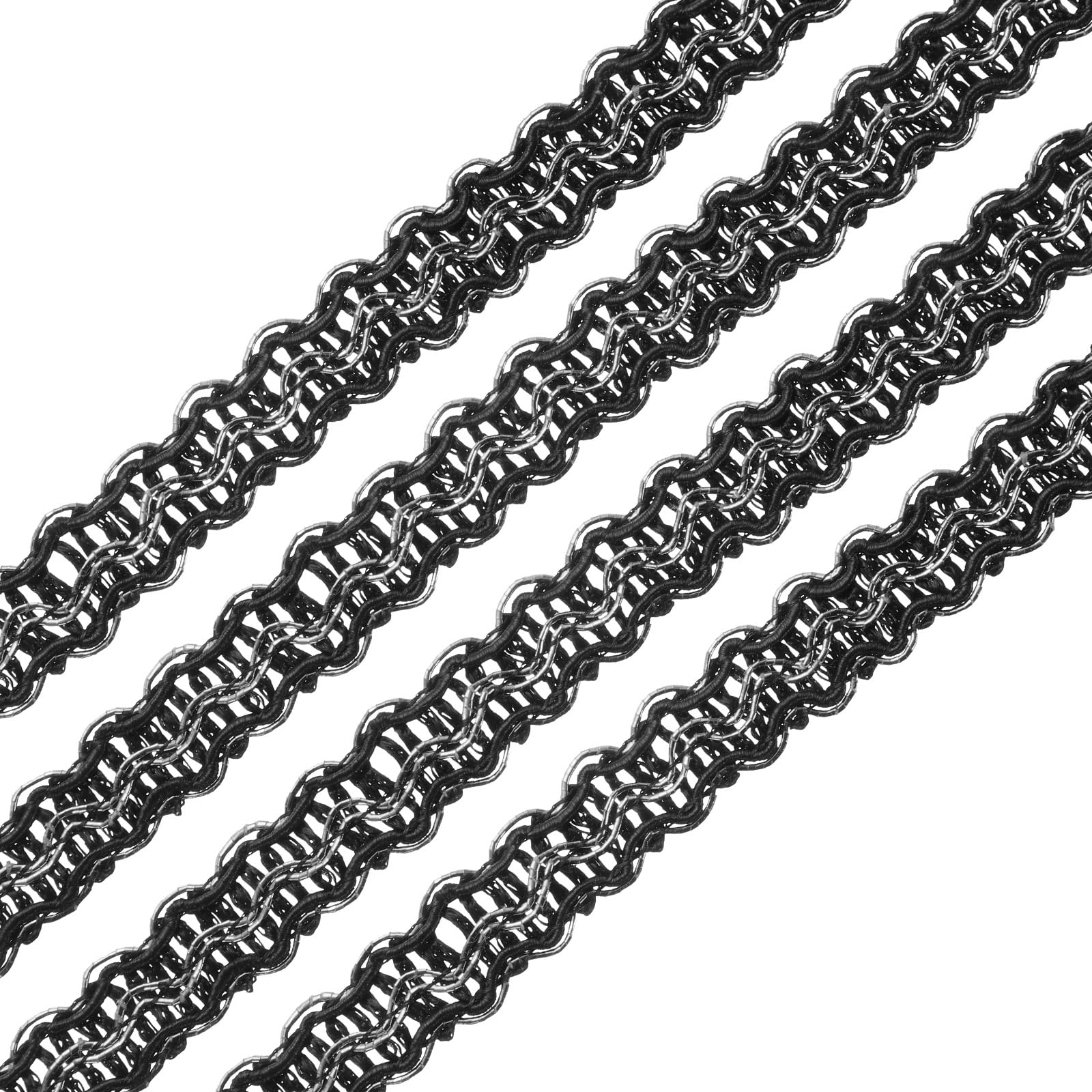 Garniture tressée gimp bicolore haut de gamme pour finitions d'ameublement