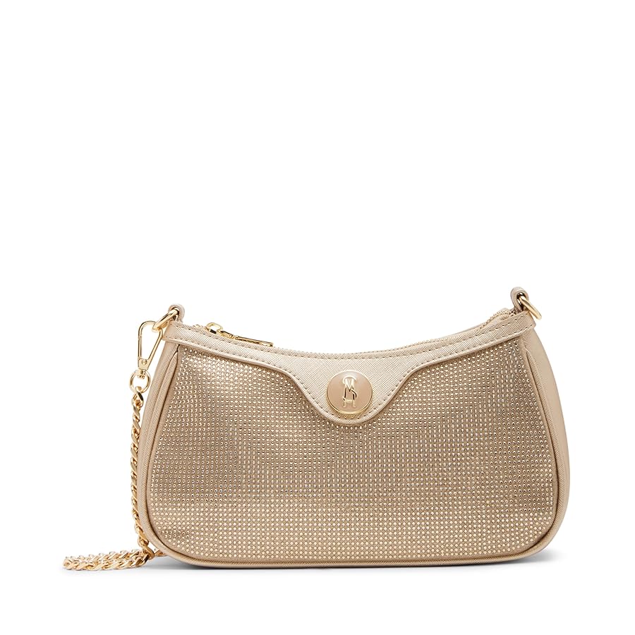 Steve Madden Vickieg Rhinestone Crossbody, Gold: Handbags Steve Madden Vickieg Rhinestone Crossbody, Gold: Handbags