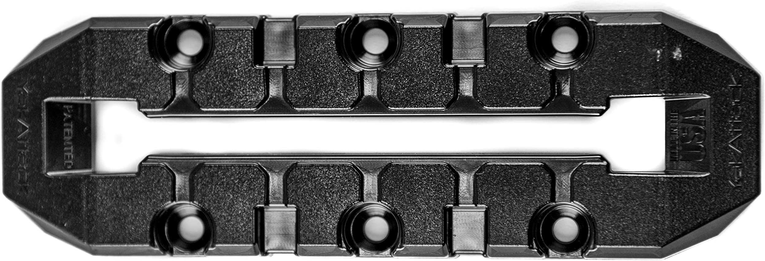 YakAttack GridLoc MightyMount XL 6” Track Mount - Black | Kayak Rail Accessory with Hardware Included | Compatible with BlackPak Pro & Kayak Track Systems | Durable Mounting Solution for Kayak Gear