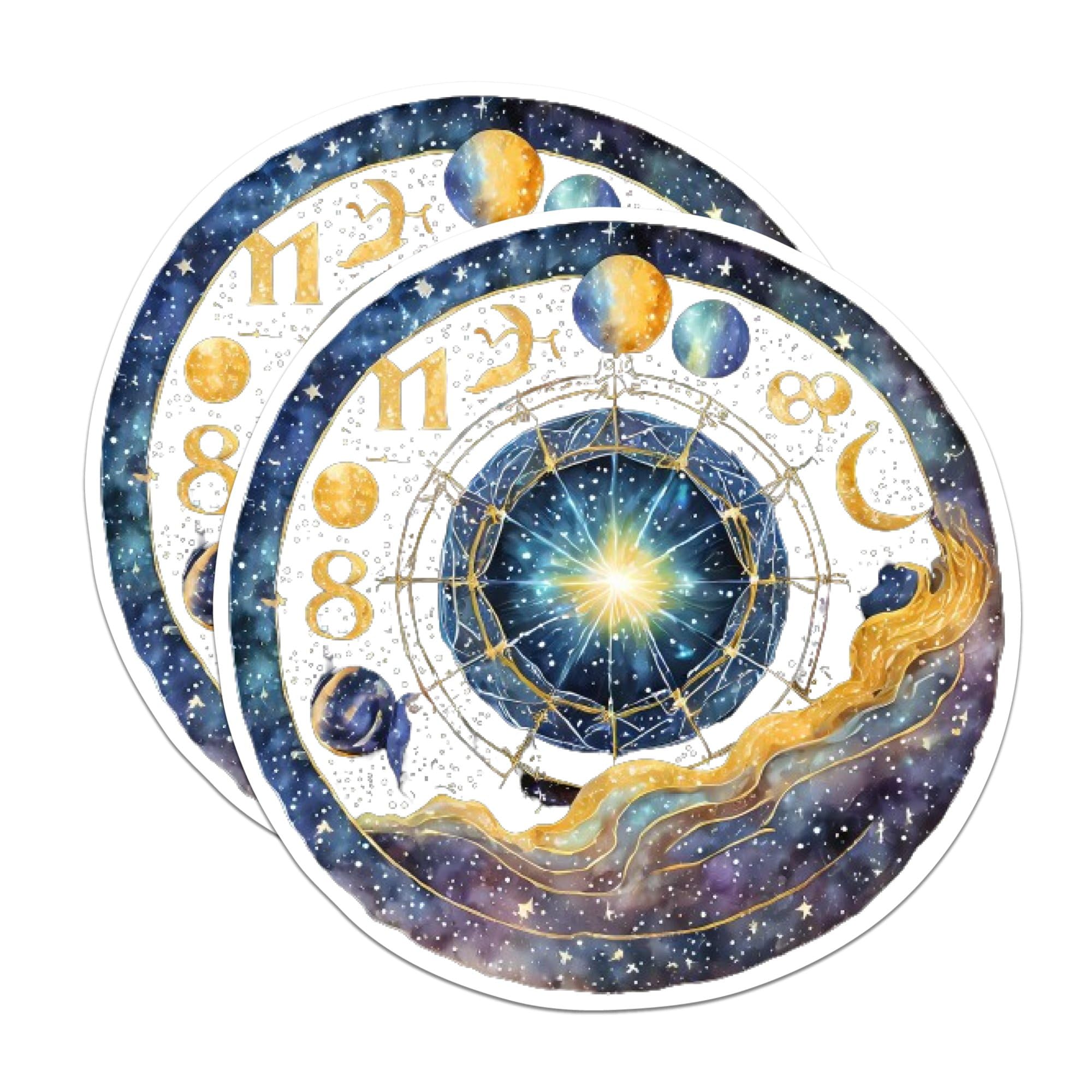 Bliss Monkey Co.(2 Pack) - 5" On Longest Side - Premium Magnet - for Cars, Refrigerators, Toolboxes, Lockers- Made in USA - MAG0713