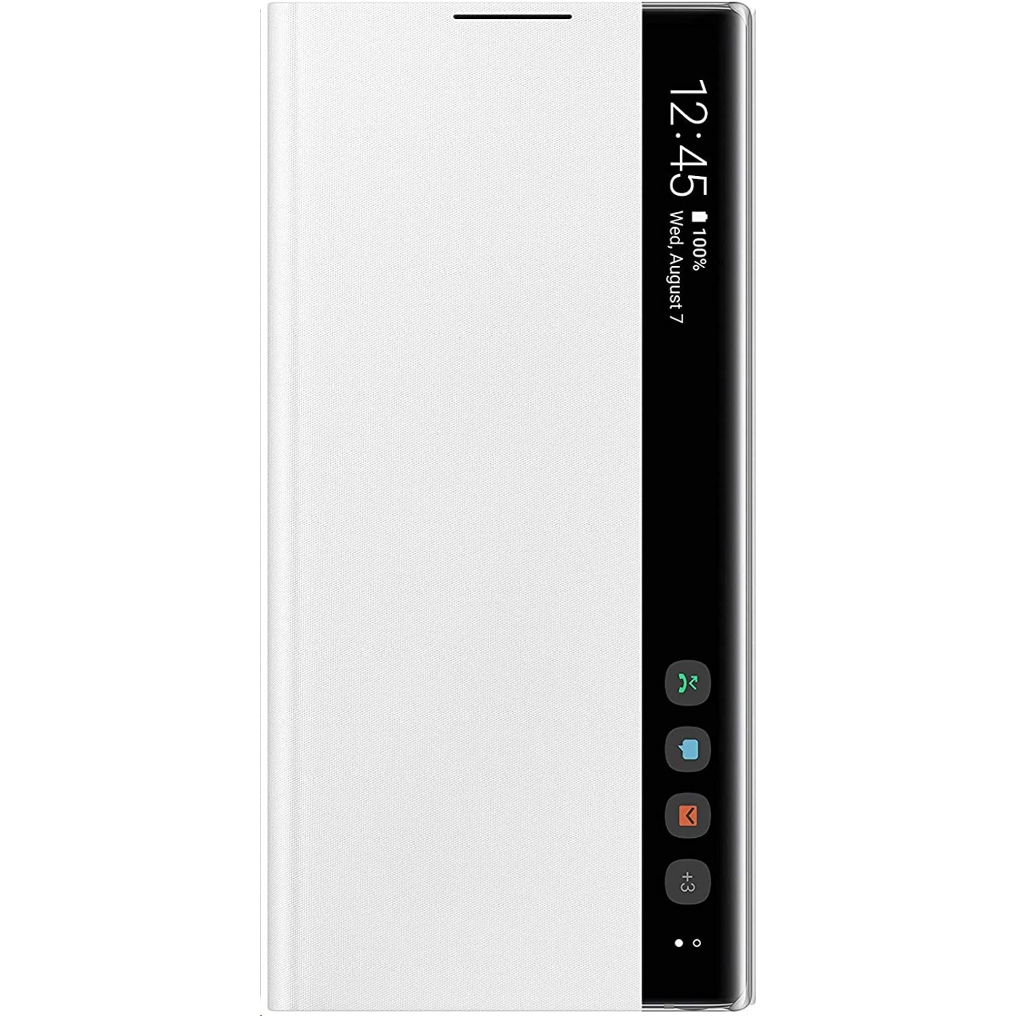 Samsung Galaxy Note10 Case, S-View Flip Cover White (US Version with Warranty) EF-ZN970CWEGUS