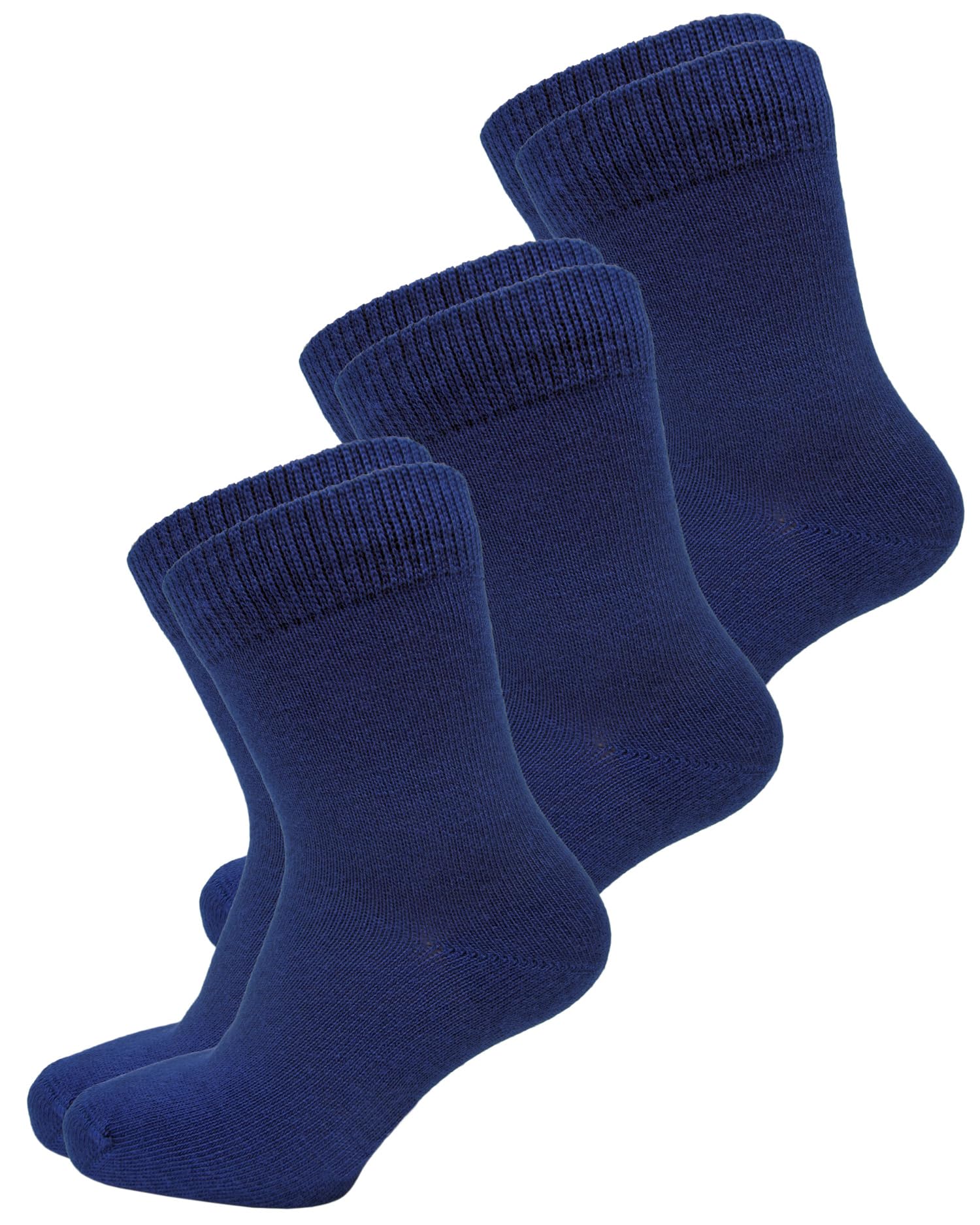 vitsocks Calcetines Finos 98% ALGODÓN Suave Infantiles (3 PARES) Talla 23-34 Niño Niña
