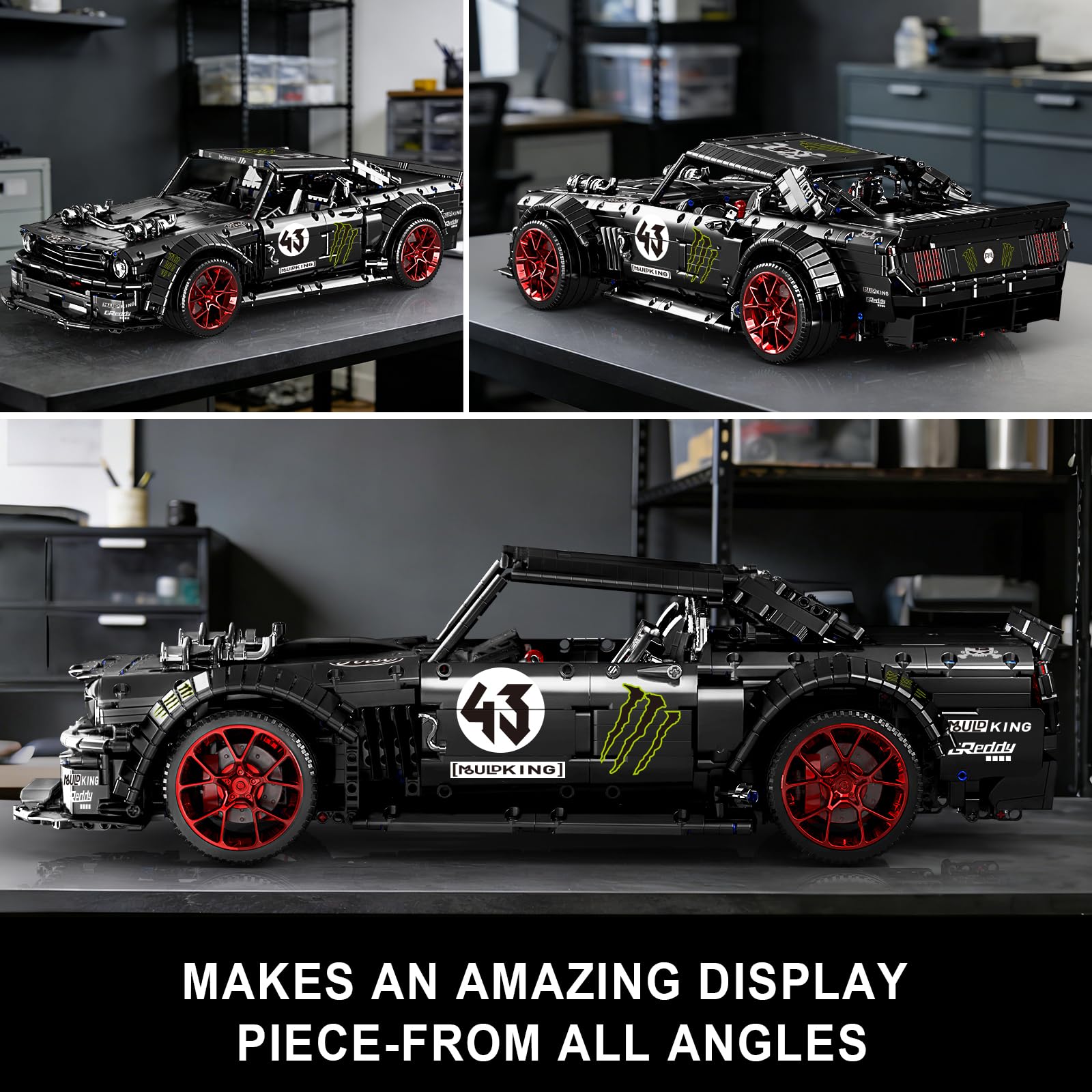 Mould King 13108 Technik Supercar Modell, Statisches Formel-Rennwagen Bausatz, Detailreiches Auto-Set für Erwachsene & Jugendliche ab 14 Jahren (3201 Teile)