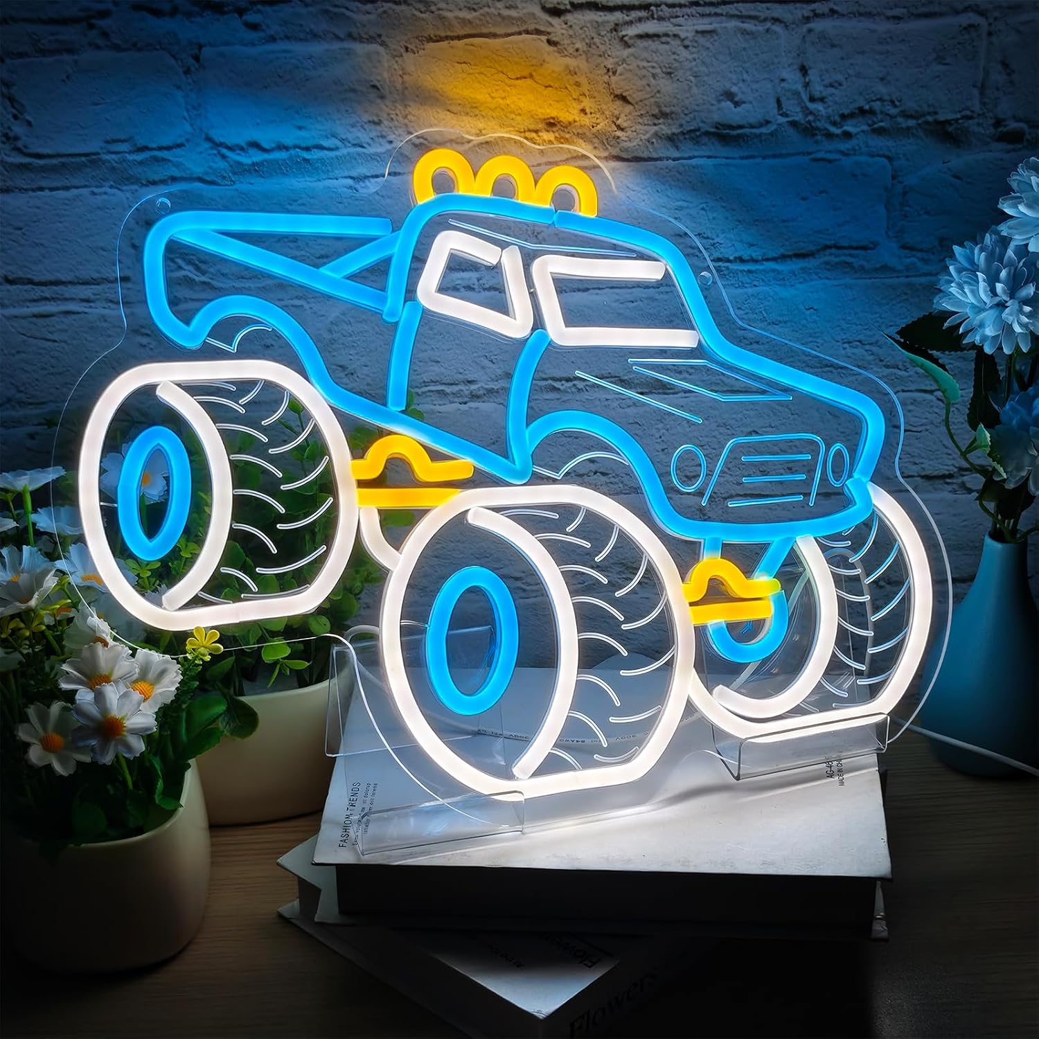 15.7" x 11.8" USB Powered Truck Neon Sign with Dimmer Switch image 2