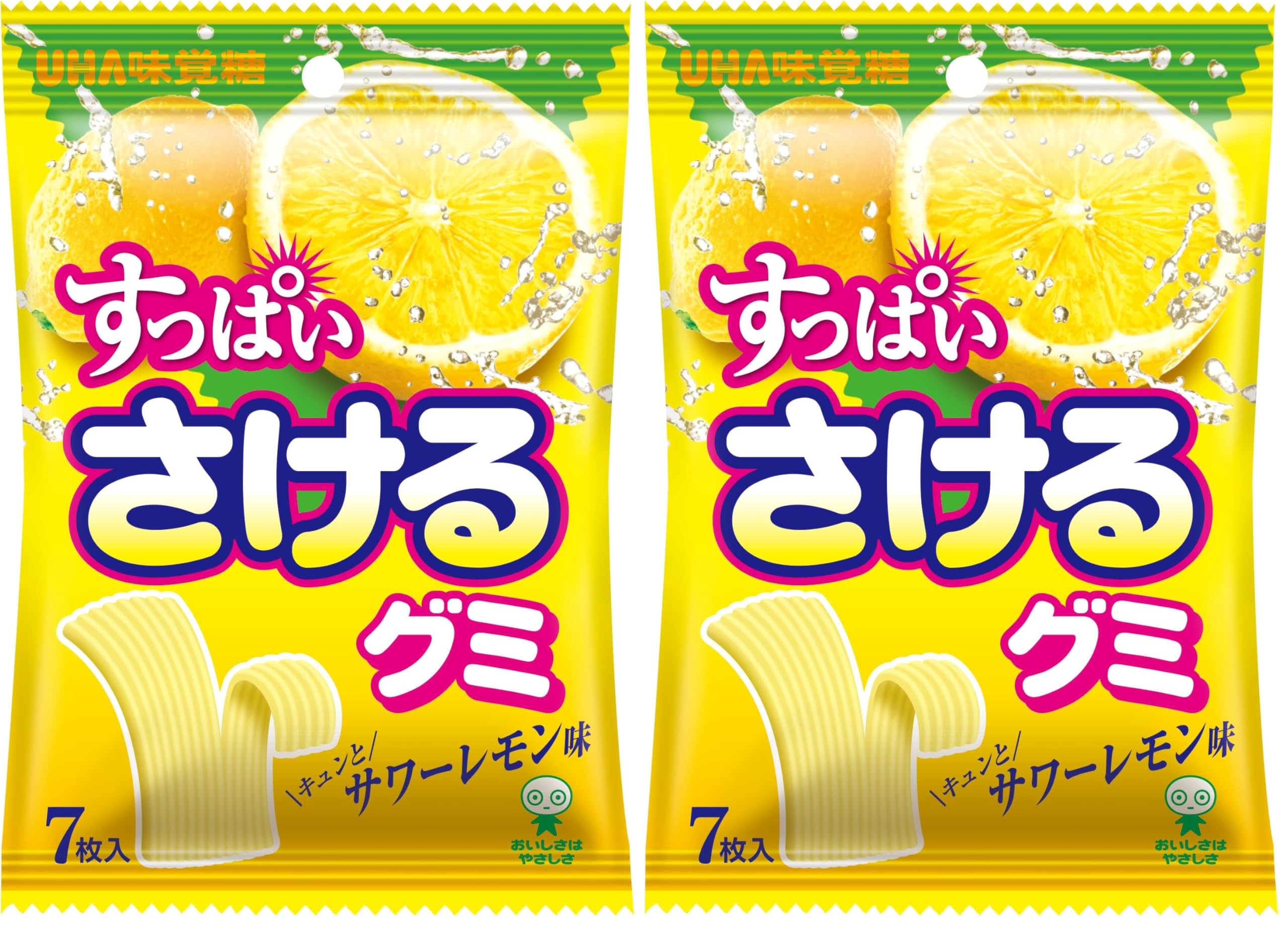 グミさま専用 Amazon.co.jp: UHA味覚糖 すっぱいさけるグミ サワーレモン 7枚×10袋