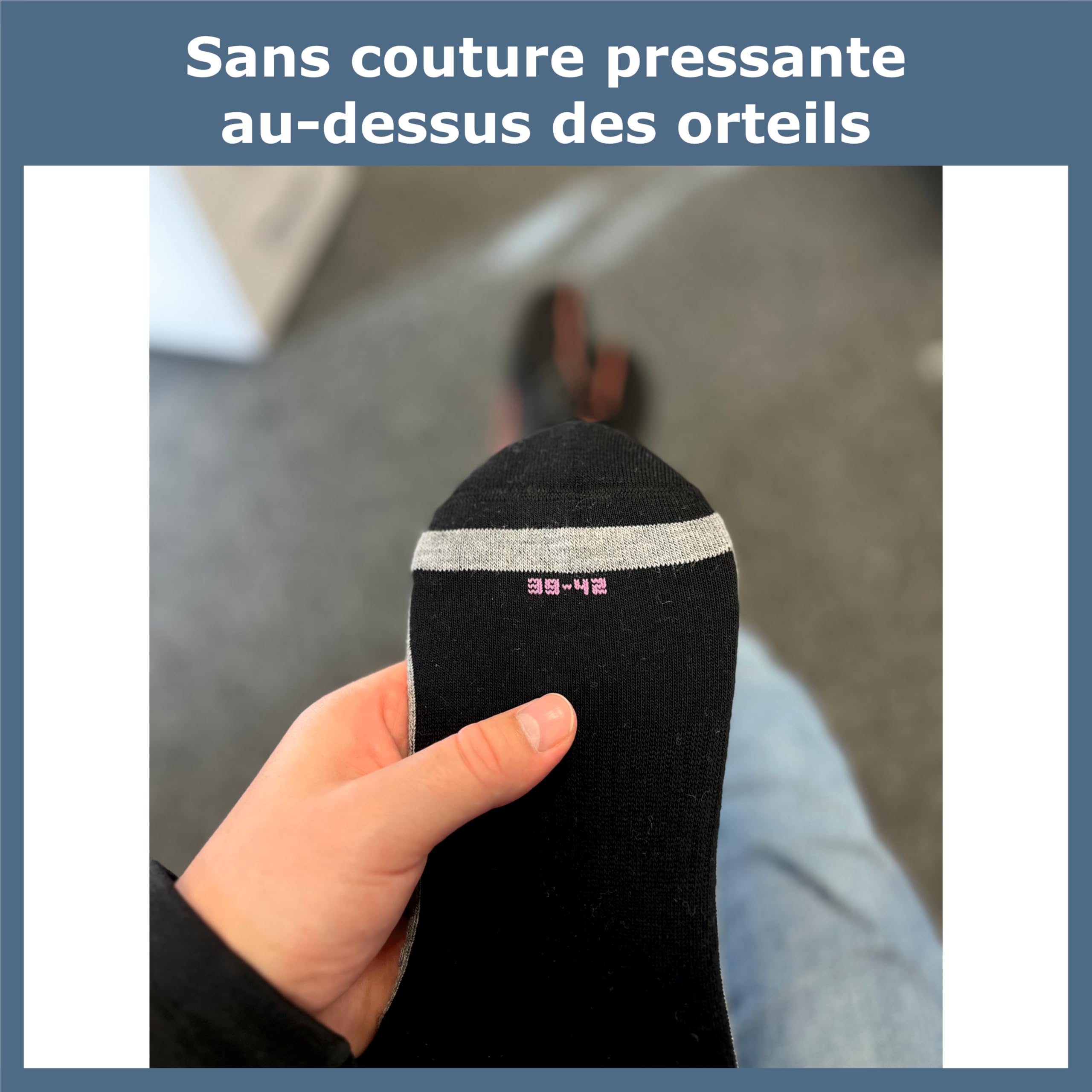 GAWILO Chaussettes de ski pour femmes avec laine chaude et rembourrage fonctionnel spécial | 4 paires