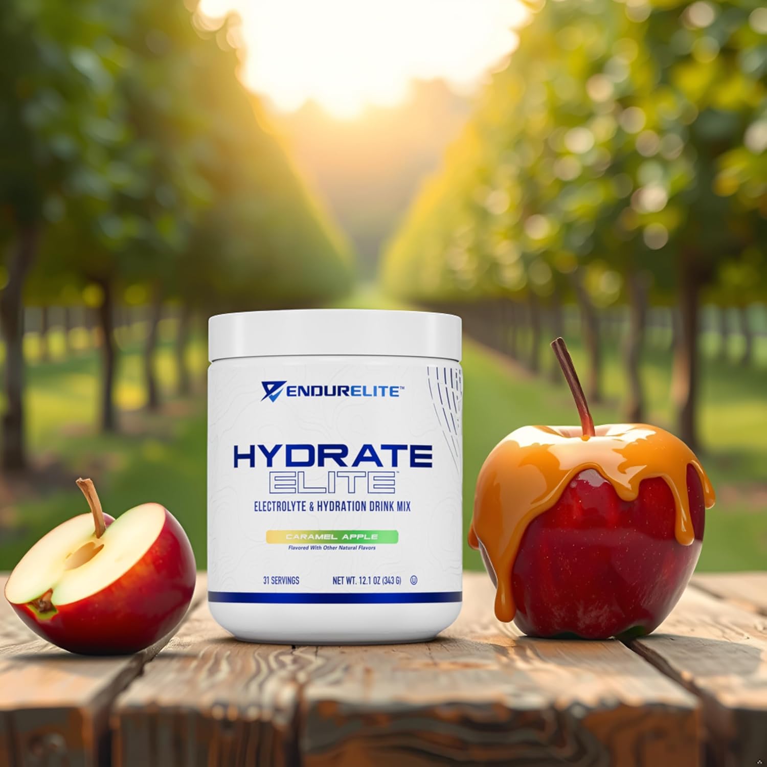 EndurElite Hydrate Elite – Electrolyte Powder – Instant Hydration & Electrolytes for Endurance Athletes – Hydration Powder Mix – Caramel Apple – 31 Servings - Image 3