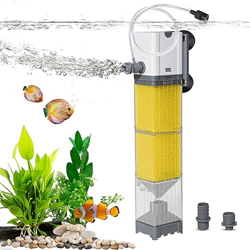 Aquarium Filter 25W for 40-80 Gallon — main product photo from Amazon listing (ASIN B0DYY1727H)