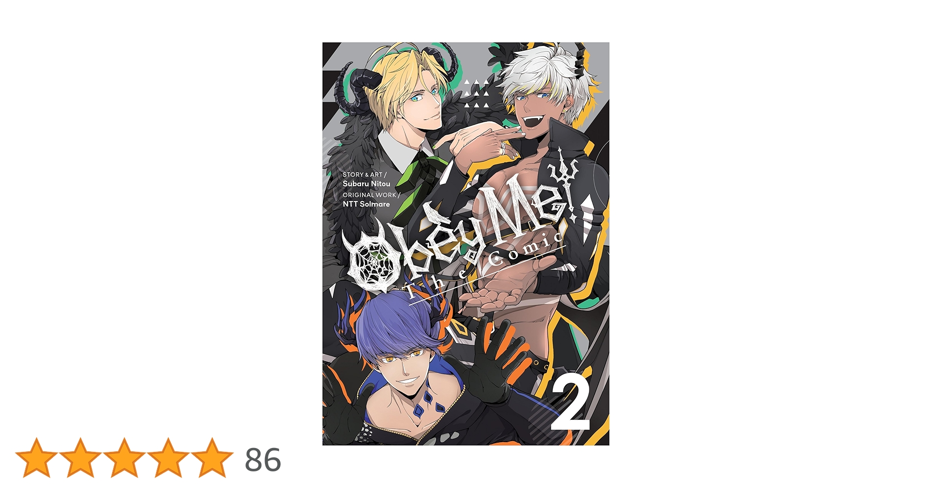 Amazon | Obey Me! The Comic Vol. 2 | Nitou, Subaru, NTT