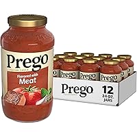 Vista 19 de Prego Salsa italiana de pasta de tomate saborizada con carne, tarro de 45 onzas (caja de 6)
