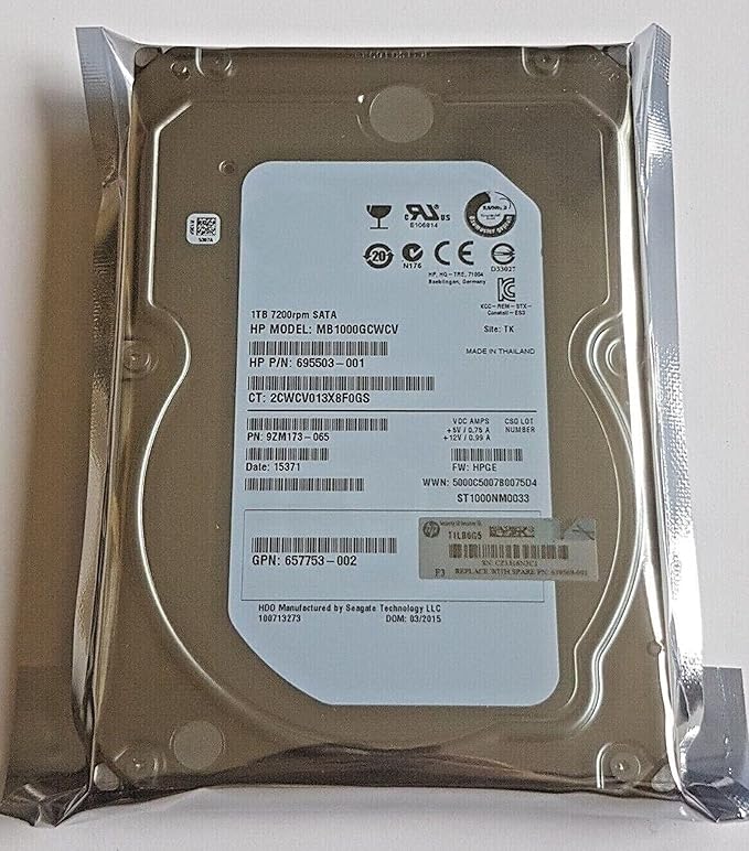1TB SATA III MB1000GCWCV 7200rpm HDD 3.5" Internal Hard Drive Amazon