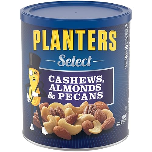 Miniatura 9 de PLANTERS Nueces mixtas saladas y nueces mixtas saladas de lujo PLANTERS | Snacks para fiestas, proteínas a base de plantas