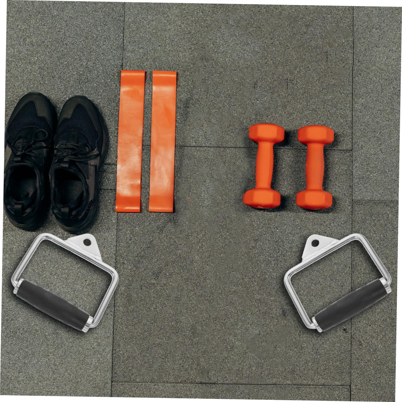 Alipis Impugnatura per Allenamento Fitness 1 Pezzo in Acciaio | Nero, Plastica Resistente e Portatile, Manico Ergonomico Antiscivolo per Uso Domestico