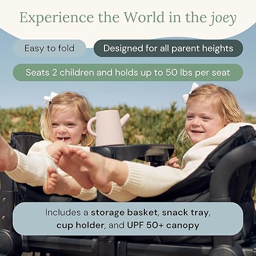 Miniatura 2 de Joey Carros para niños, cochecito doble de próxima generación  Cochecito divertido y ligero construido con versatilidad y seguridad in Mind I All