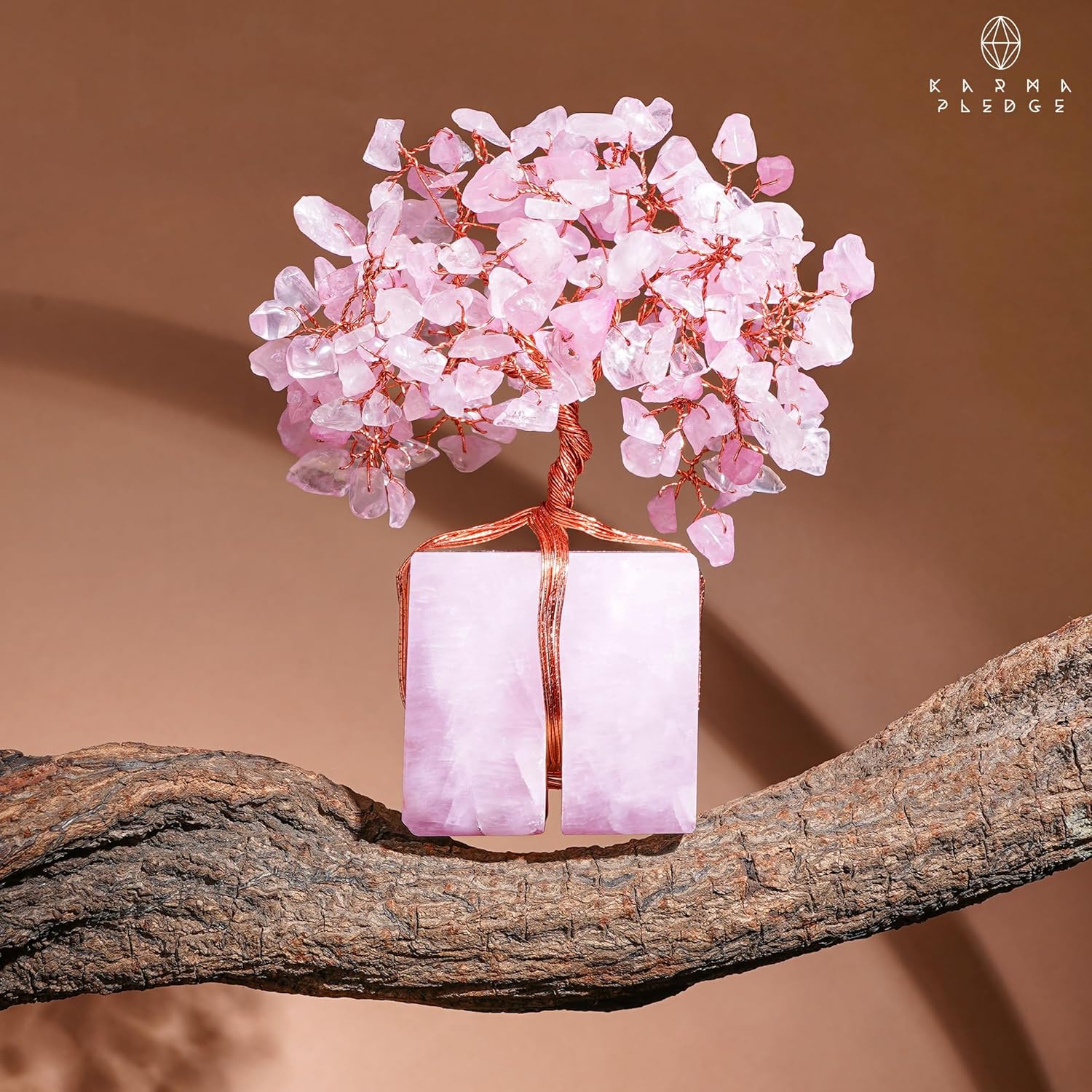 Rose Quartz Trees Gifts for Women, Mom, Sister, Unique Gifts for Her Birthday, Anniversary, 7 Chakra Healing Crystal and Stones for Positivity, Money, Good Luck, Tree of Life Home and Office Decor - Image 8