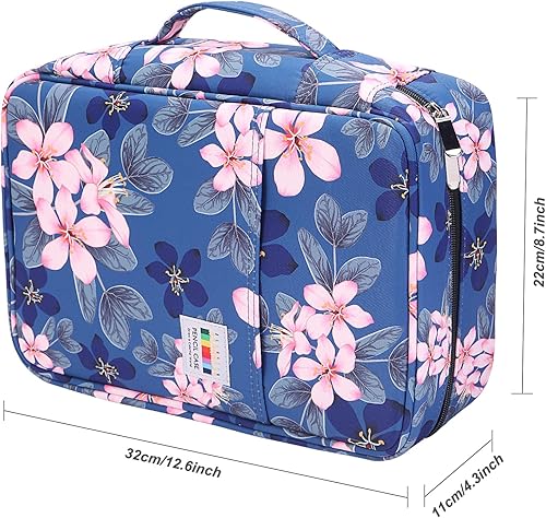 Miniatura 7 de BOMKEE Estuche para lápices de gran capacidad para adultos, 304 ranuras, estuche para lápices, estuche organizador de múltiples compartimentos para