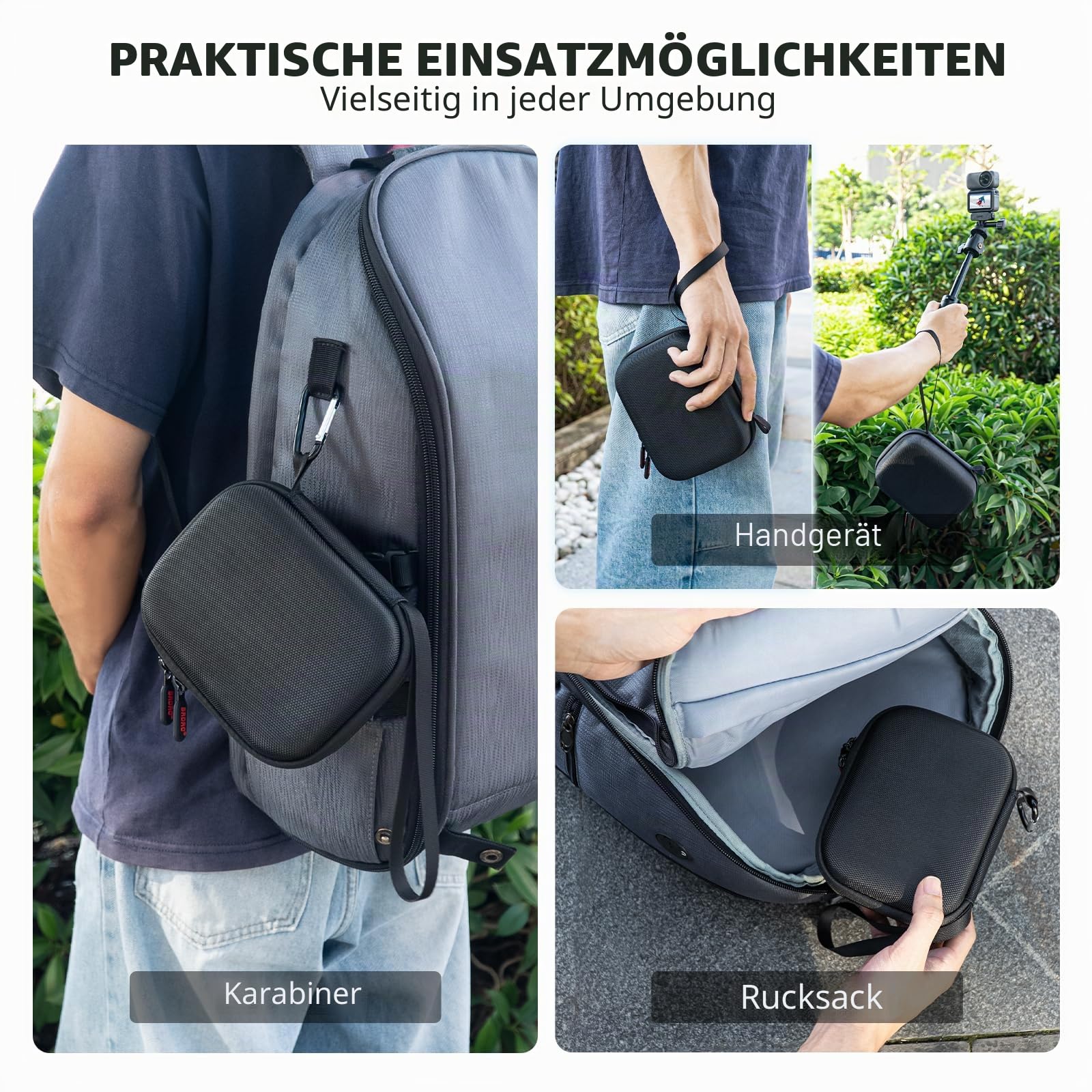 BRDRC Tasche für DJI Osmo Nano Hülle Case Aufbewahrung Hartschale Schutzcase Tragetasche für DJI Osmo Nano Standard Combo Zubehör