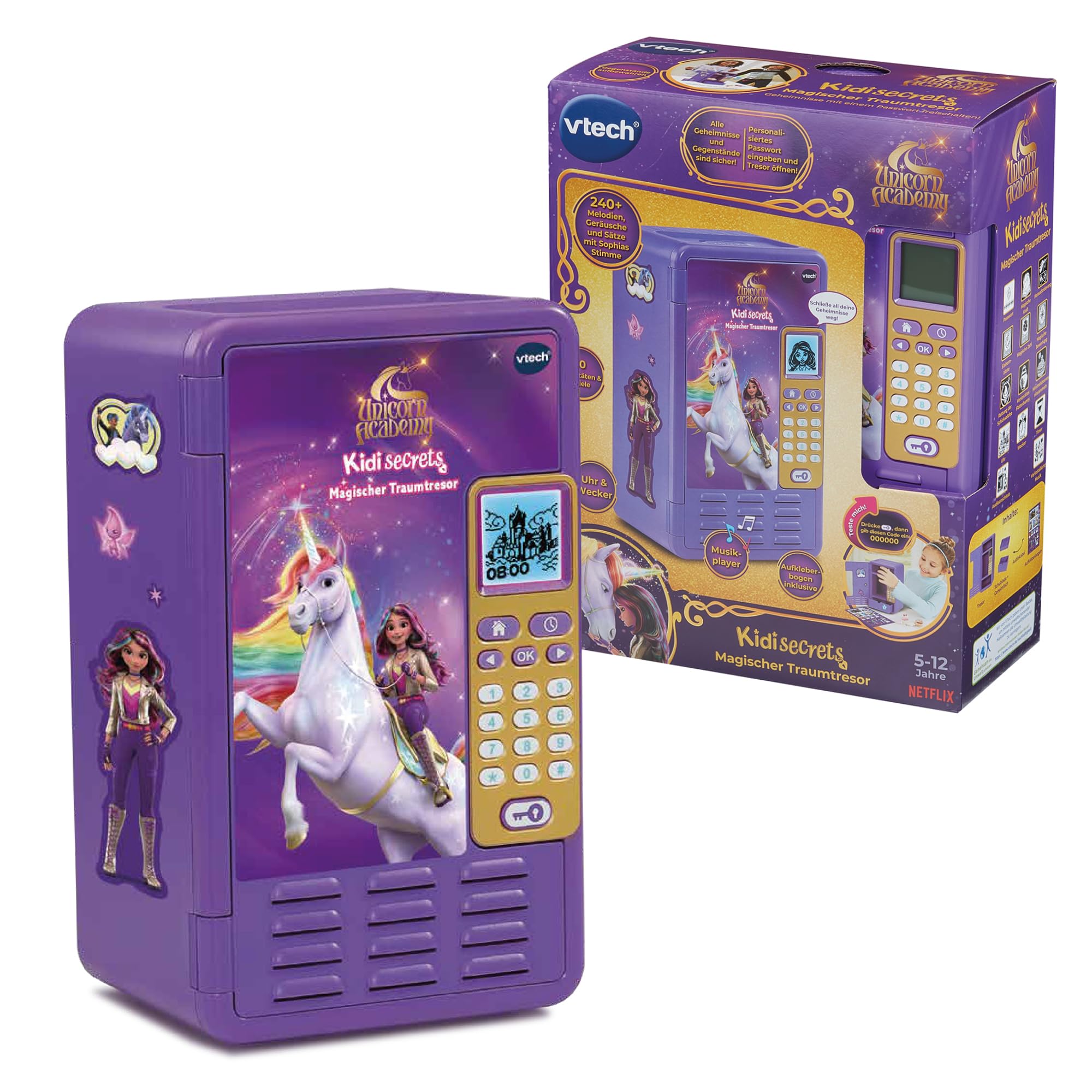 VTech Unicorn Academy - Magischer Traumtresor mit Zahlencode