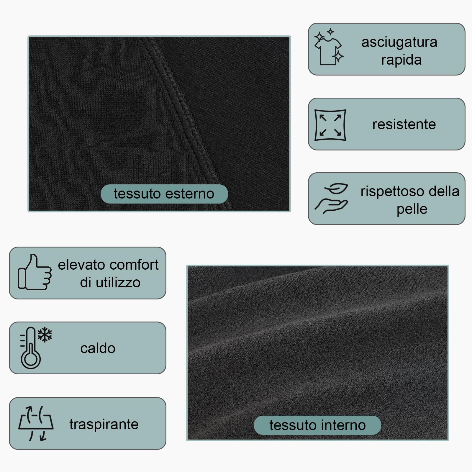 ALPIDEX Set di Intimo Termico Bambini Biancheria Funzionale Ragazzi Ragazze Sci Calcio Sport Inverno Caldo Traspirante