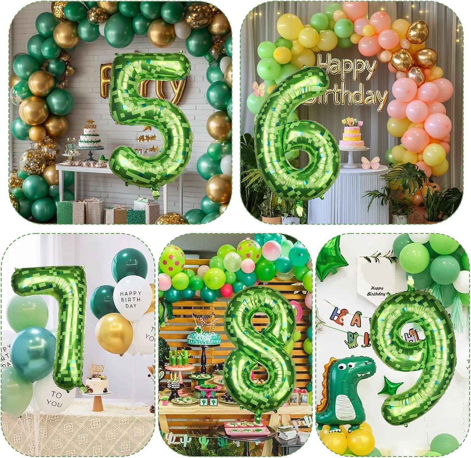 Red 0 balloon 40 Inch Giant Helium Foil Number 0 to 9 Red Balloon Birthday Wedding Party Digital Decorations (Number 0) — view 264