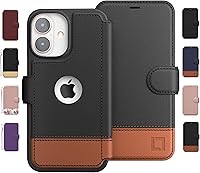 Vista 26 de LUPA Legacy Funda tipo cartera para iPhone 13 Mini, funda con tarjetero, delgada y duradera, para mujeres y hombres, funda para iPhone 13 Mini Flip