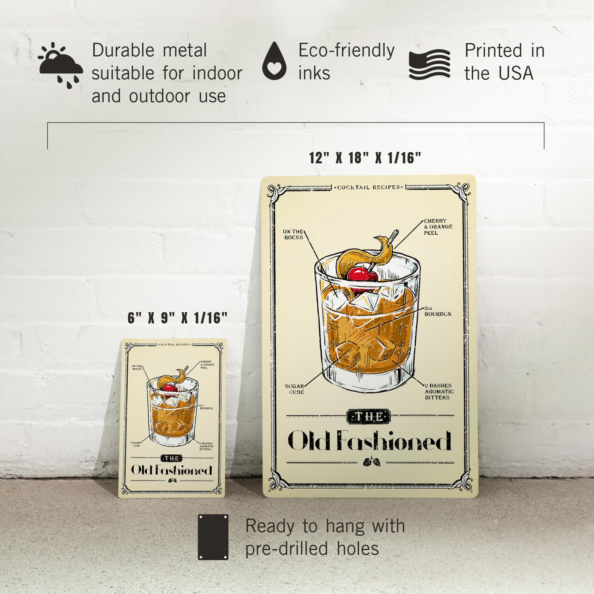 Amazon.com: Lantern Press 6x9 Inch Metal Sign, Prohibition