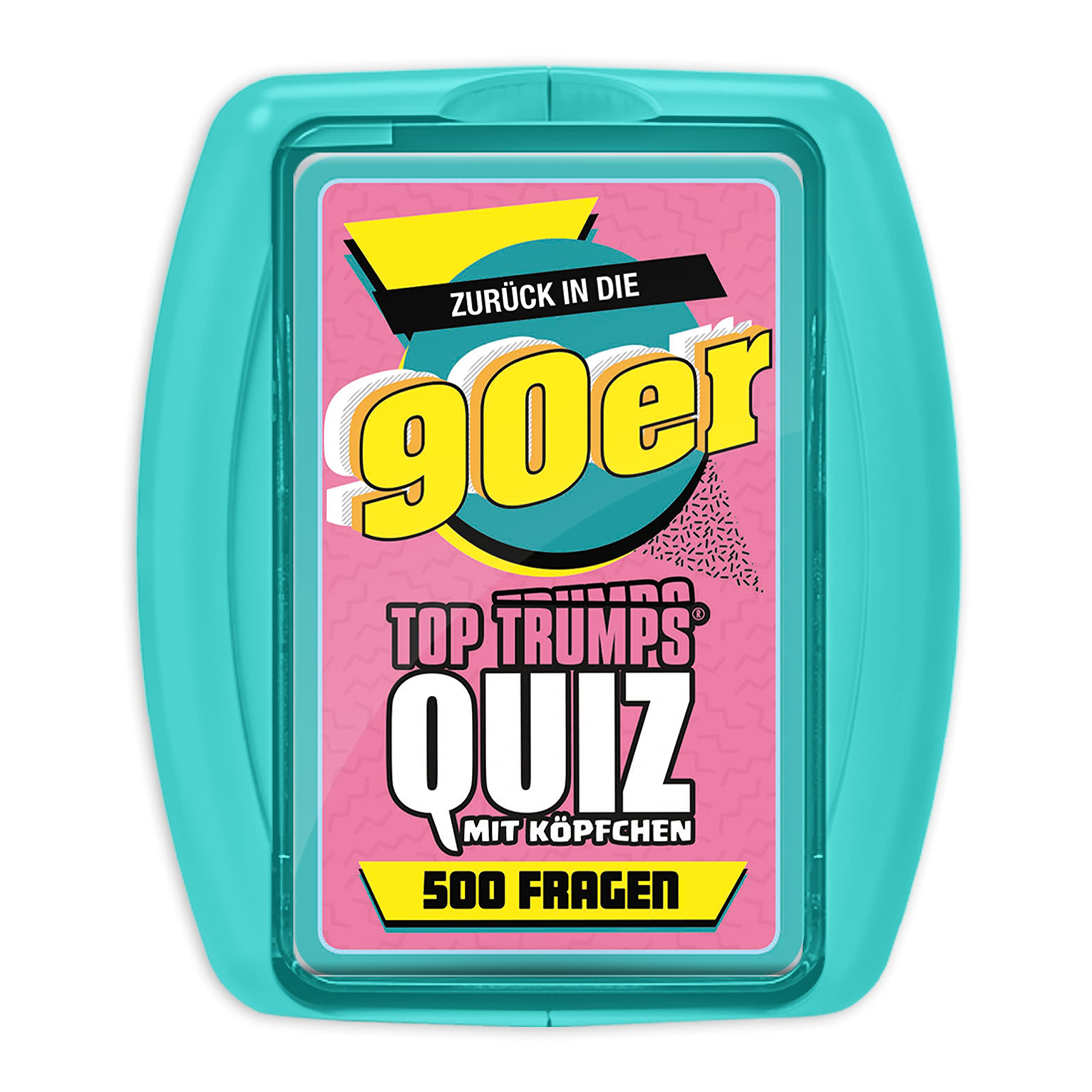 TOP TRUMPS QUIZ - 90er - Kartenspiel für Erwachsene - Alter 8+ - Deutsch