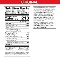 Vista 4 de Cheez-It Galletas de queso, galletas horneadas, aperitivos para el almuerzo, originales (48 bolsas)