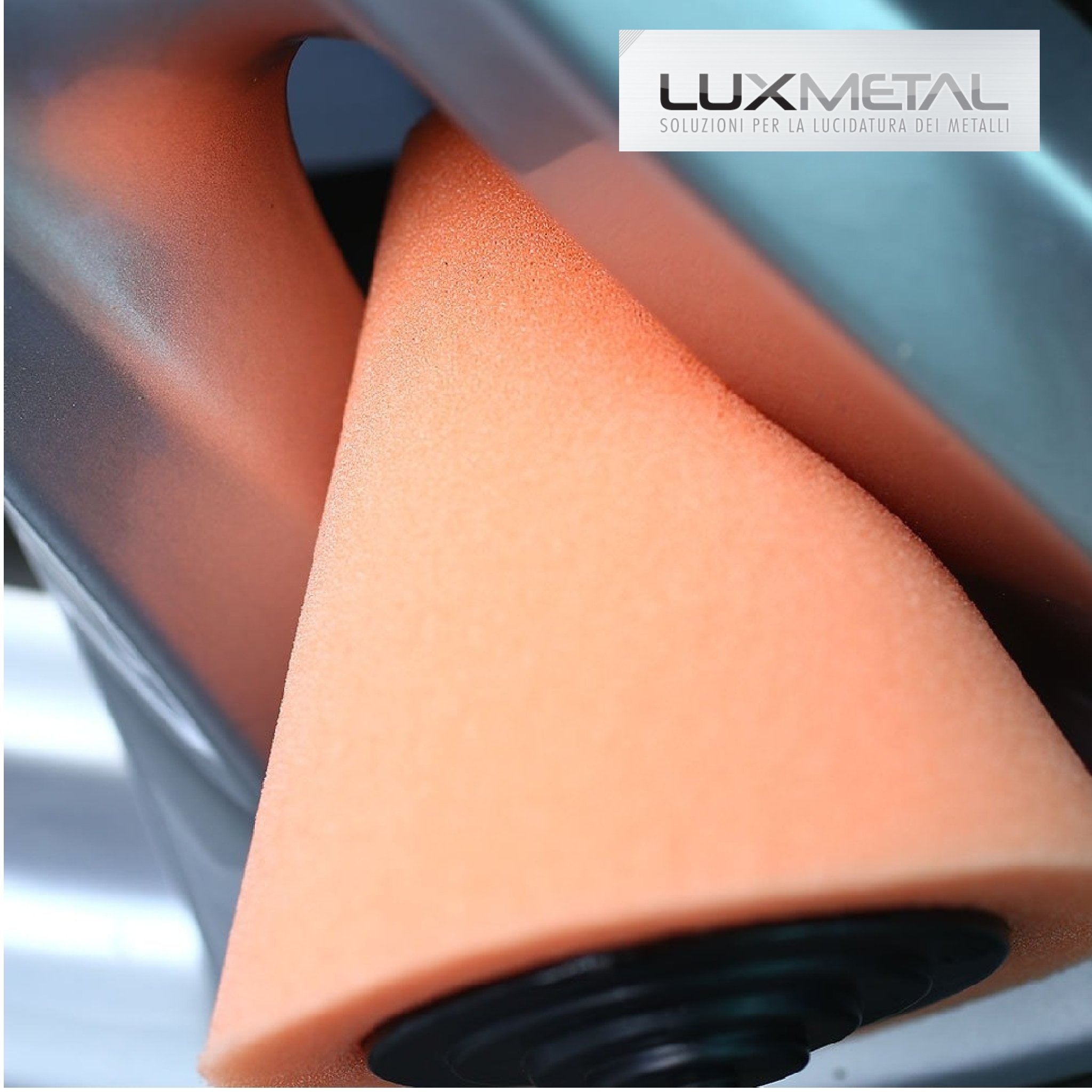 3 Coni, Arancio, Blu, Giallo in Spugna lucidatura lucidare Pulire tampone Disco Pasta abrasiva Polish Ruote in Lega Cerchio a Raggi cromatura Alluminio Acciaio Inox Ottone