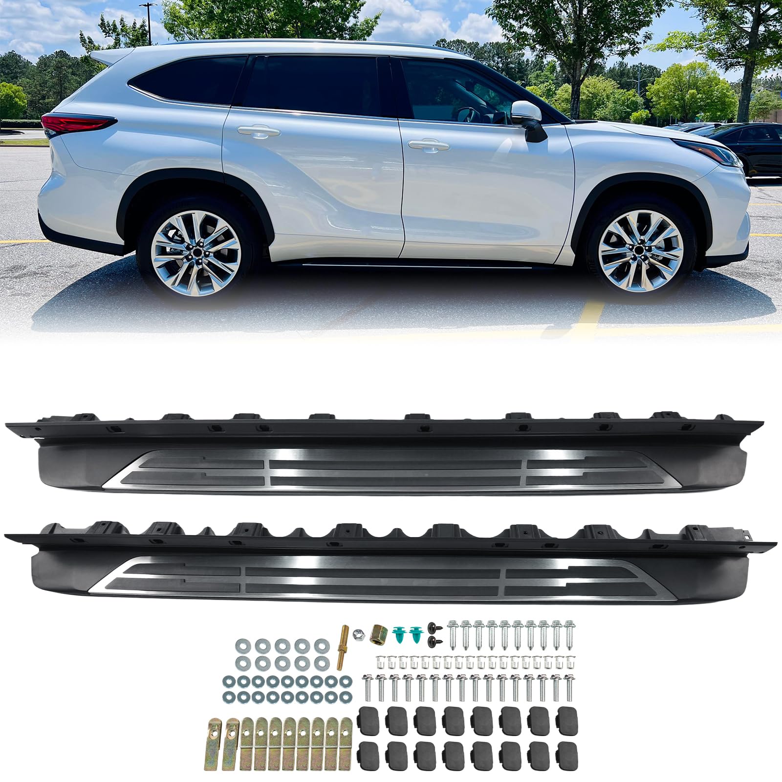 Amazon.com: Side Steps Compatible with 2020-2026 Toyota Highlander