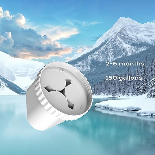Miniatura 7 de Filtro compatible con todos los filtros de agua Epic, jarras y dispensadores, jarras de filtro de agua Aquagear, sin BPA, 150 galones de larga vida,