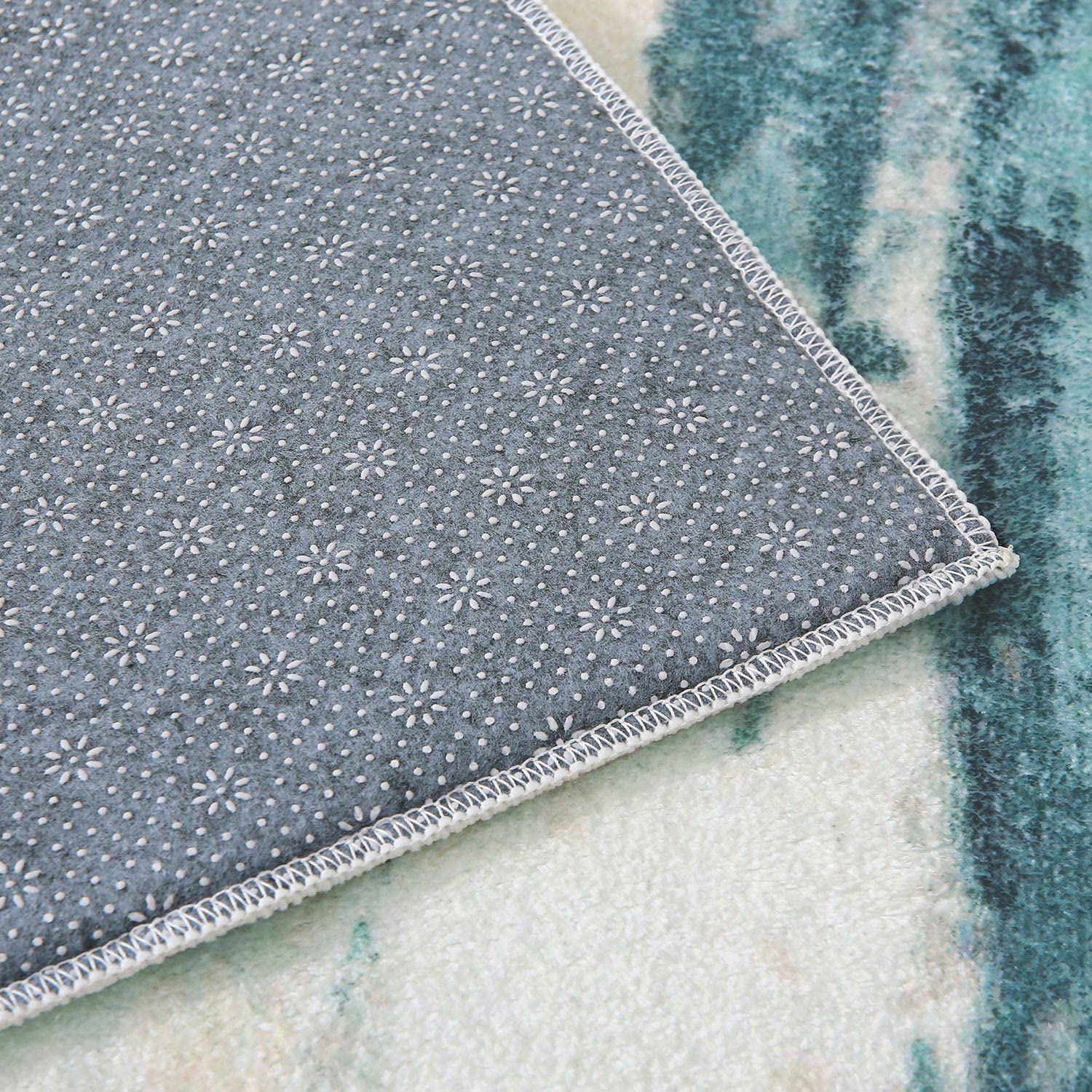 Tinyboy-hbq Tappeto Salotto Moderno Pelo Corto Tappeto Camera da Letto Grande Antiscivolo Tappeto Soggiorno Morbido Tappeti Salotto Disegno a Righe (Astratto Blu, 200 x 300 cm)