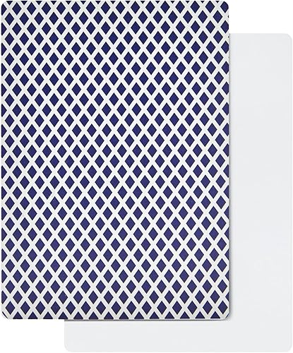 Miniatura 3 de Blue Panda Paquete de cartas en blanco  3 x 4 pulgadas, parte trasera de diamante a cuadros azules, 224 unidades (4 mazos)