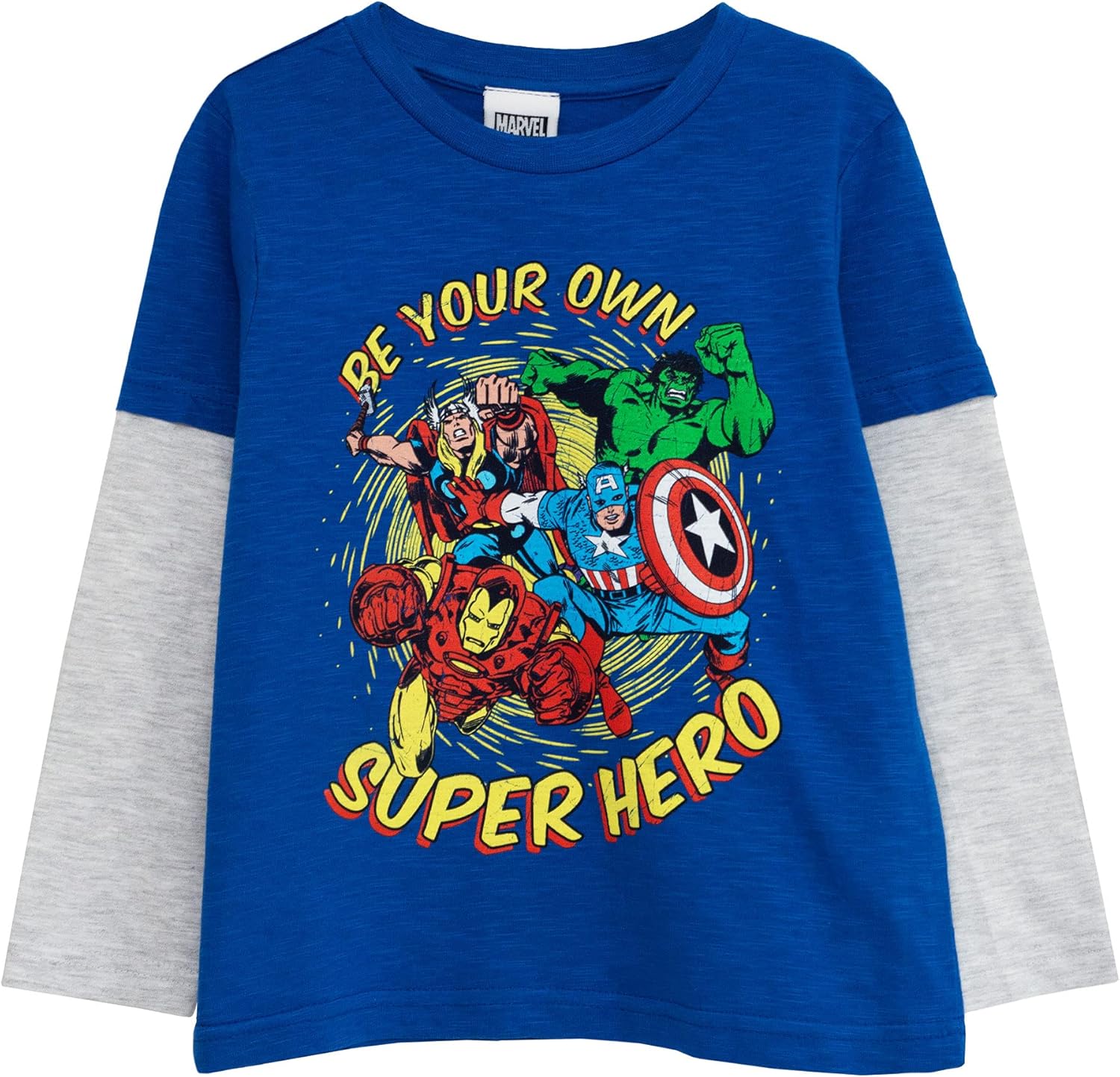 Marvel Comics Seien Sie Ihr eigener Superheld Mädchen Long Sleeve T