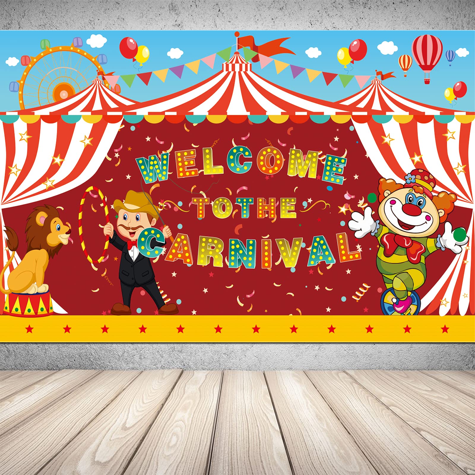 Buy To The Carnival Banner Backdrop,Carnival Theme Party Carnival