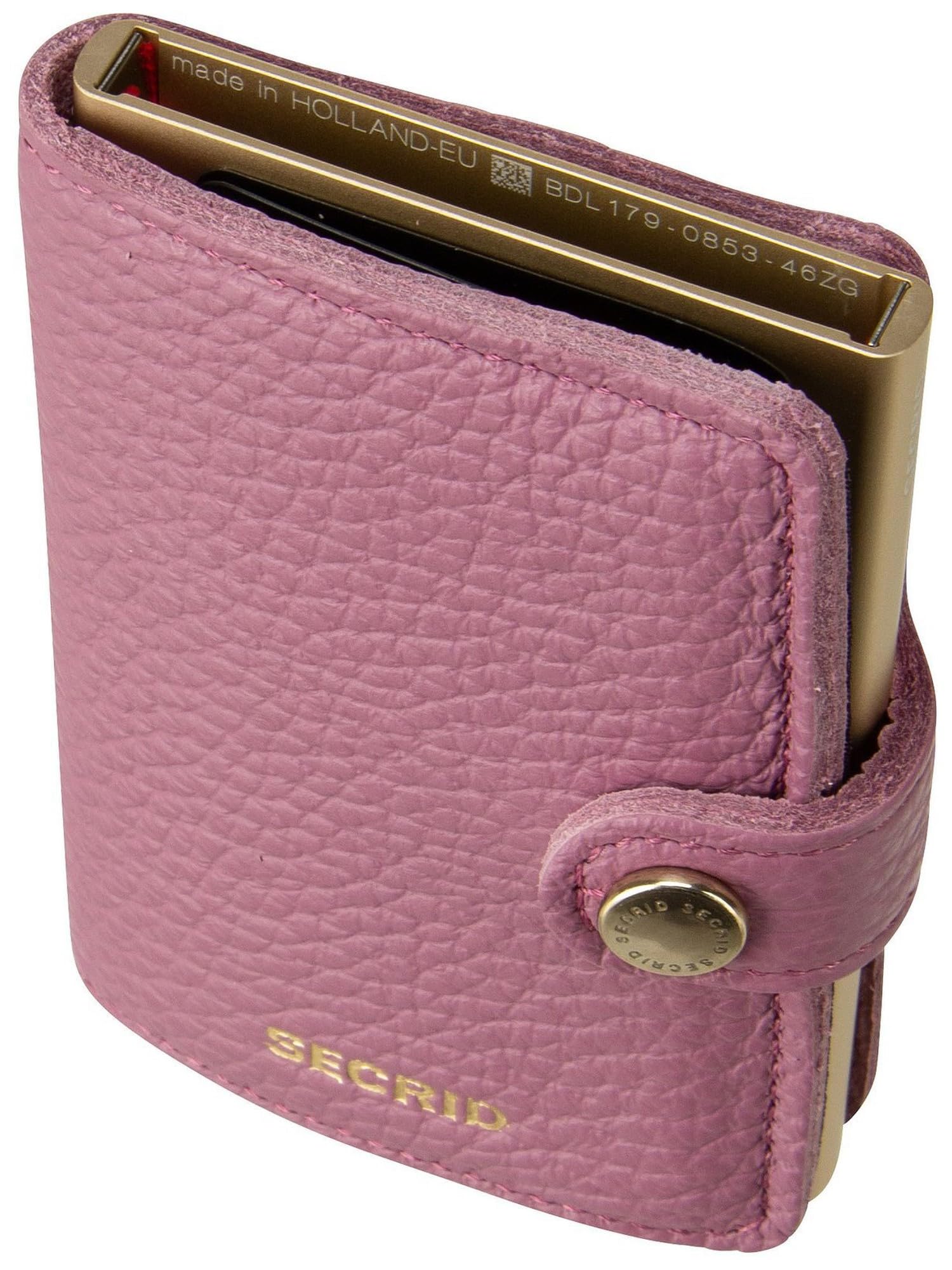 Secrid Il MiniWallet presenta delle dimensioni compatte, ma una capacità sorprendente. Il rivestimento in pelle opaca può contenere banconote, scontrini e tessere, mentre nel Cardprotector in allumini