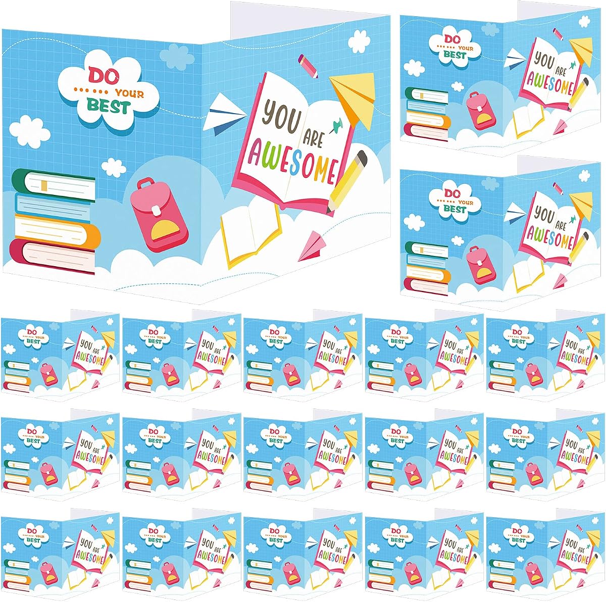 36 Pcs Desk Dividers Privacy Boards for Student Classroom, You are Awesome