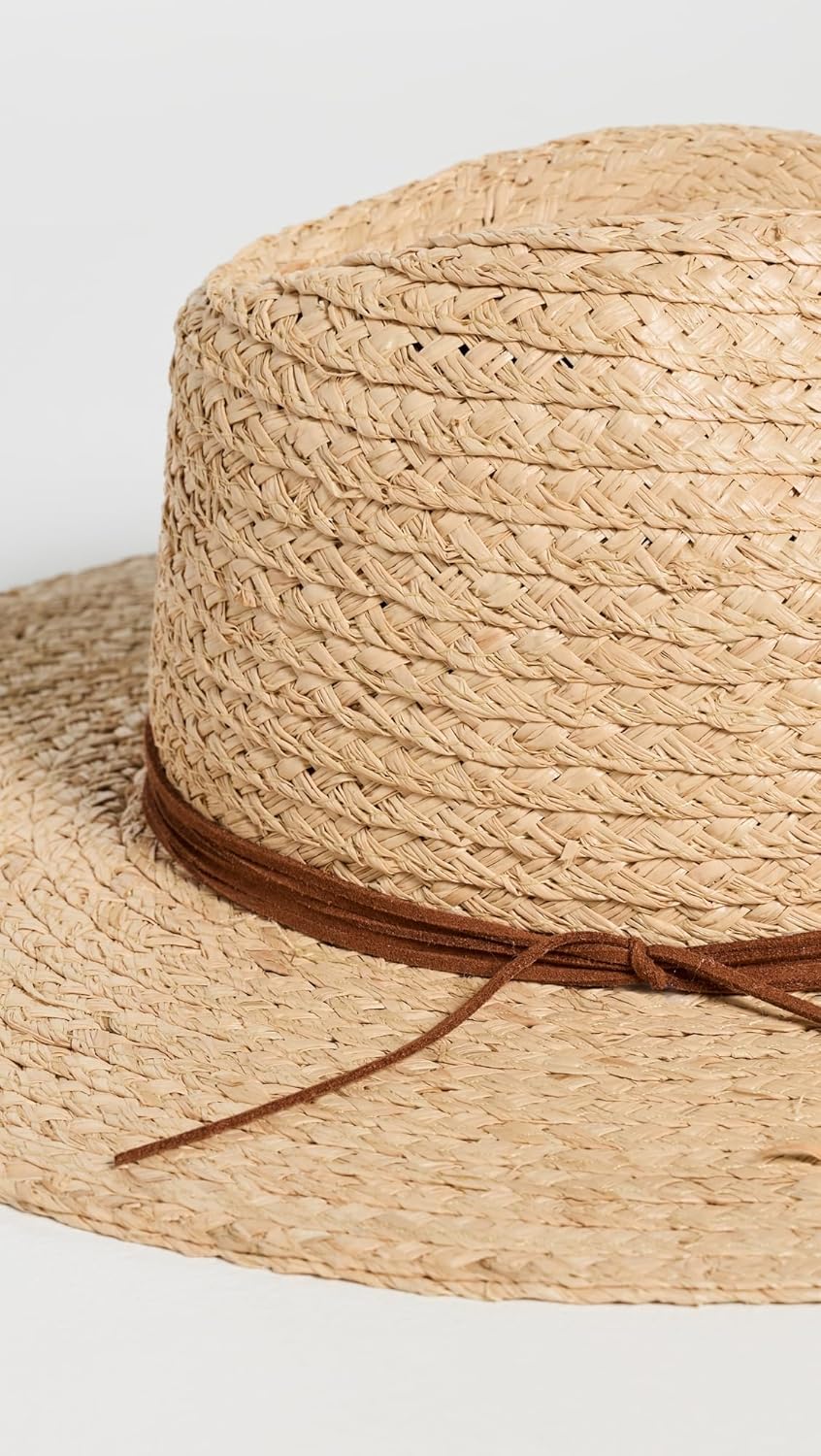 Hat Attack Women's Braided Raffia Continental Hat