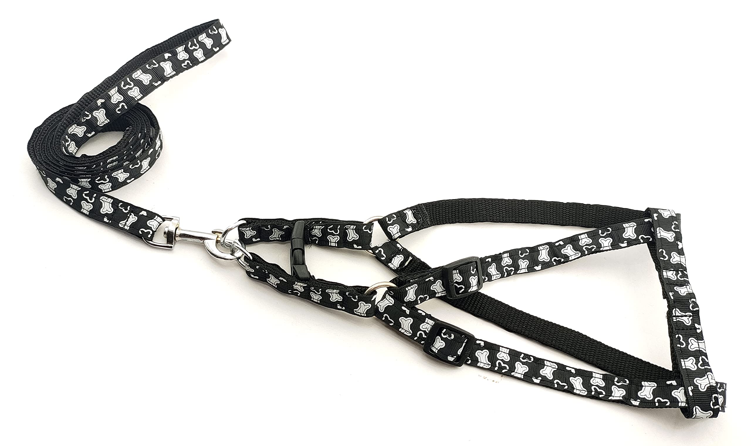 See full amazon price history chart for RvPaws Nylon Adjustable Leash with Harness Set Printed 0.5 Inch, Puppy Harness for Small Breed Dog & Medium Puppy - 15 MM (Black Color) RvPaws Nylon Adjustable Leash with Harness Set Printed 0.5 Inch, Puppy Harness for Small Breed Dog & Medium Puppy - 15 MM (Black Color) (B0B88974CK) Amazon Price History, Amazon Price Tracker
