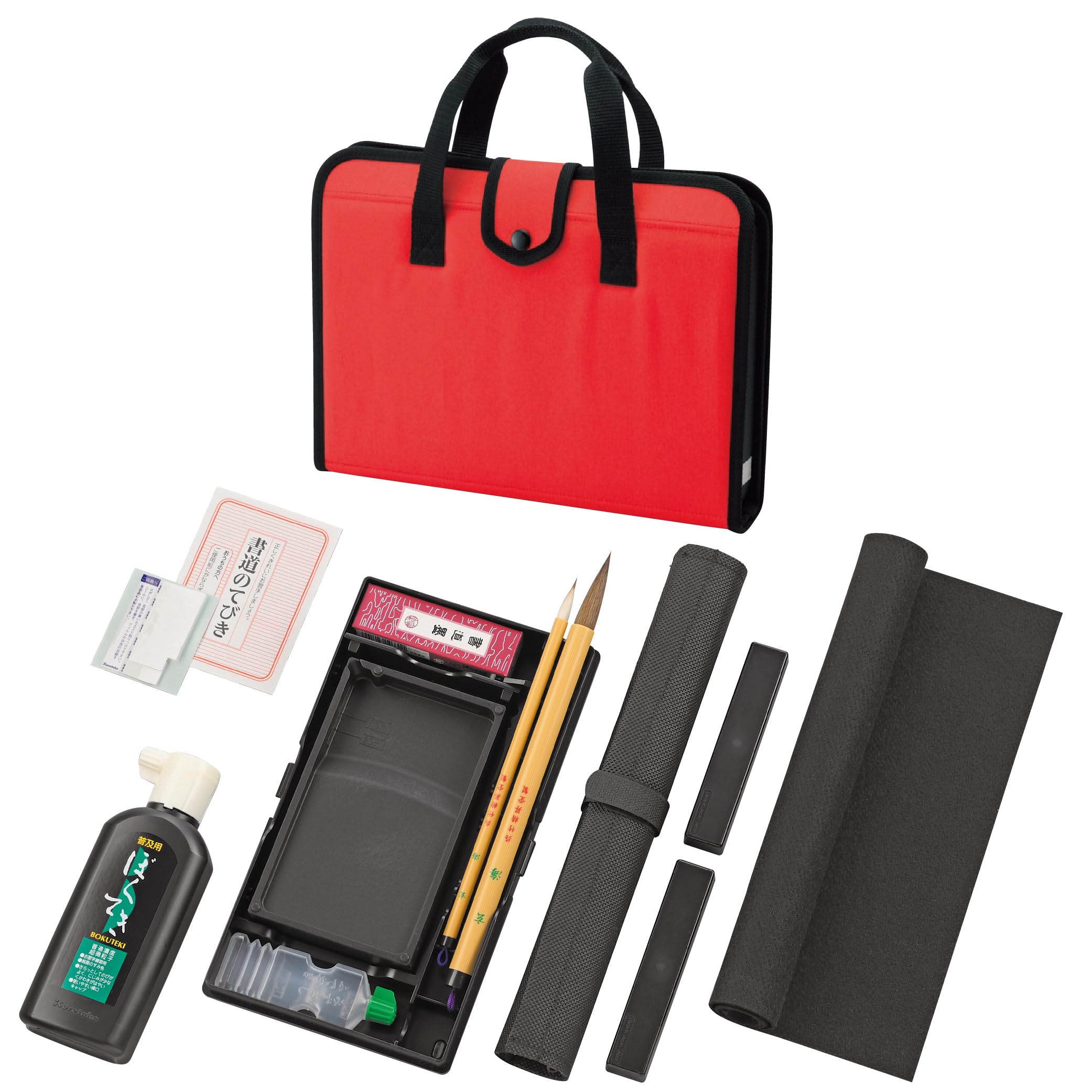 Kuretake Kit de calligraphie GA-570S rouge (importation japonaise) (GA570-11)