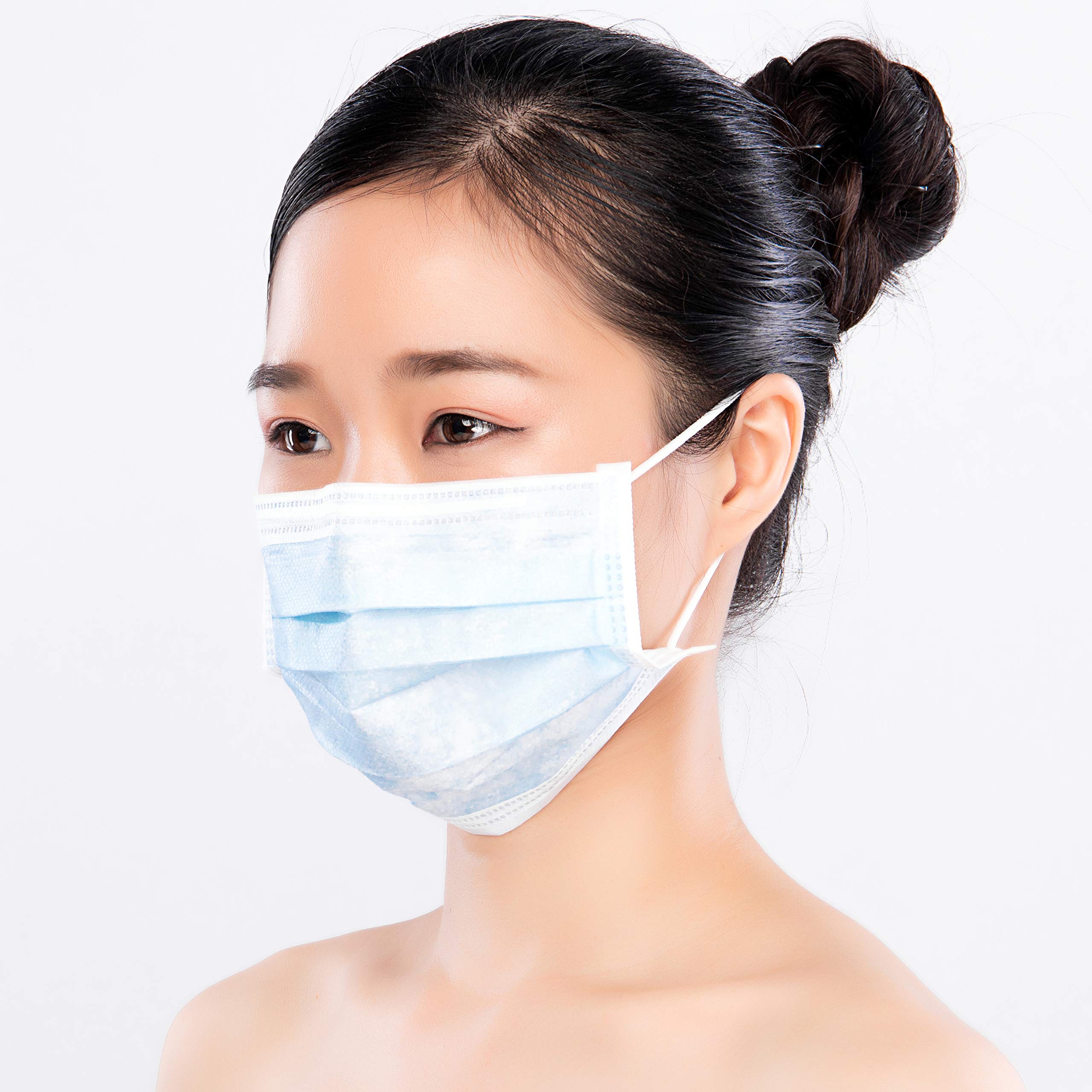 LIANBO50 PCS Disposable Breathable Face Guard