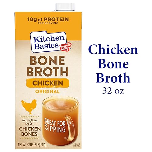 Miniatura 2 de Kitchen Basics Caldo de hueso de pollo original (keto amigable), 32 fl oz (paquete de 12)