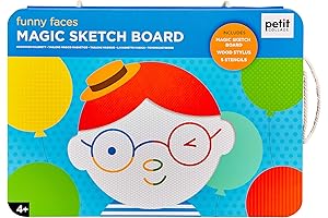 Petit Collage Funny Face Sketch Board