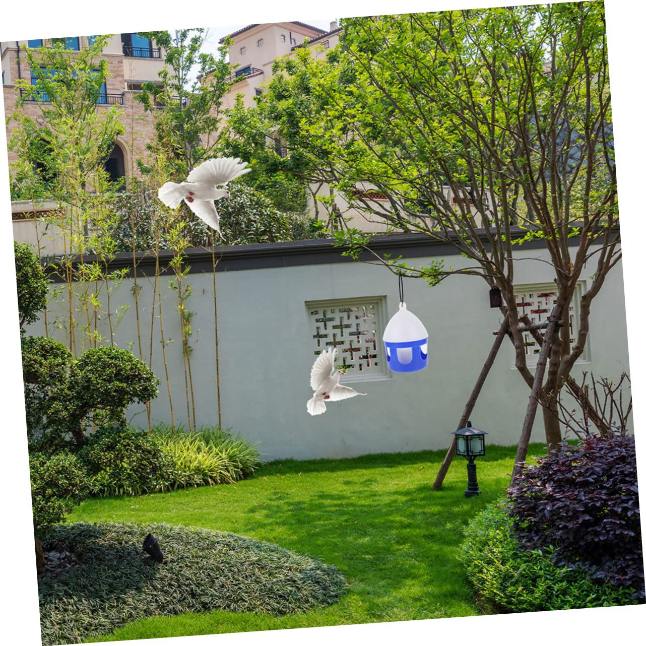 Abreuvoir Portable pour Oiseaux 2 Pièces, PVC, 2 L, Réutilisable