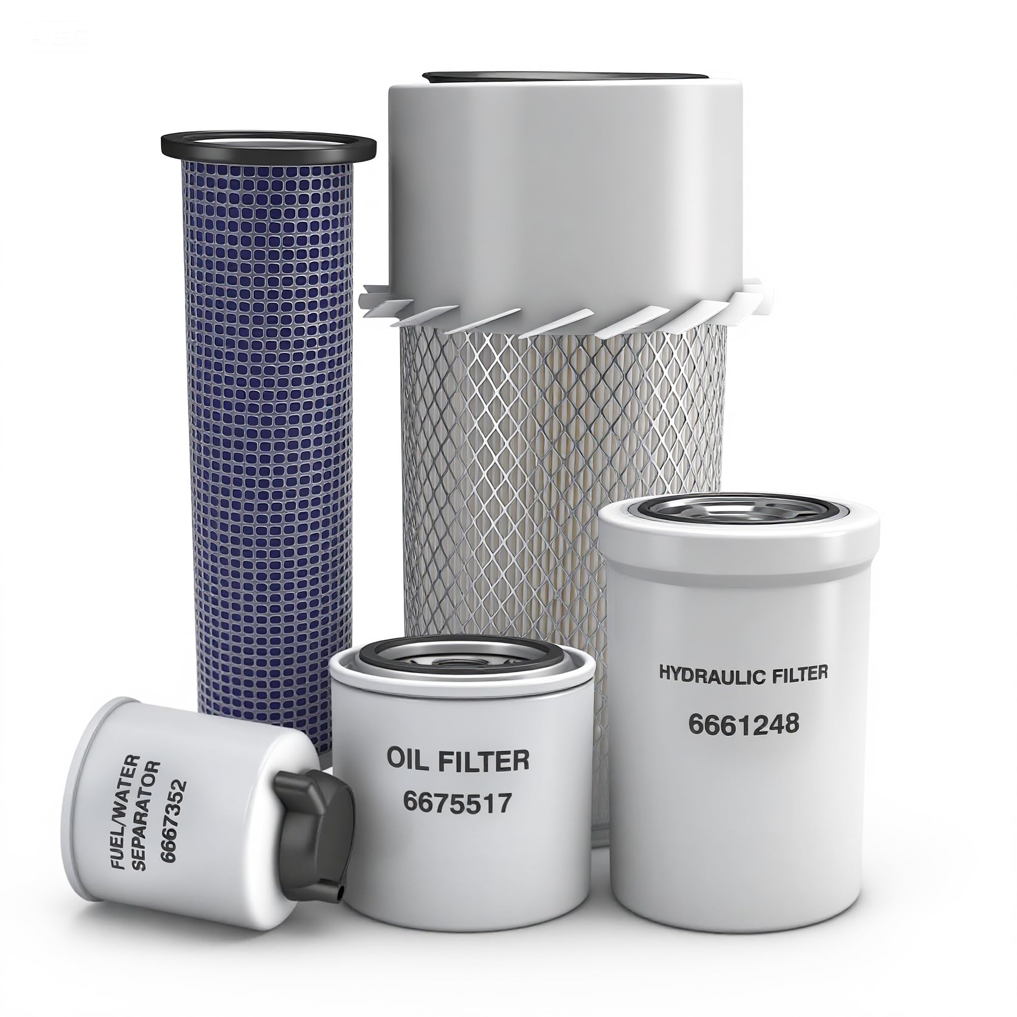 Maintenance Filter Kit, Fit For Bobcat Loader 751 751G 753 763 773