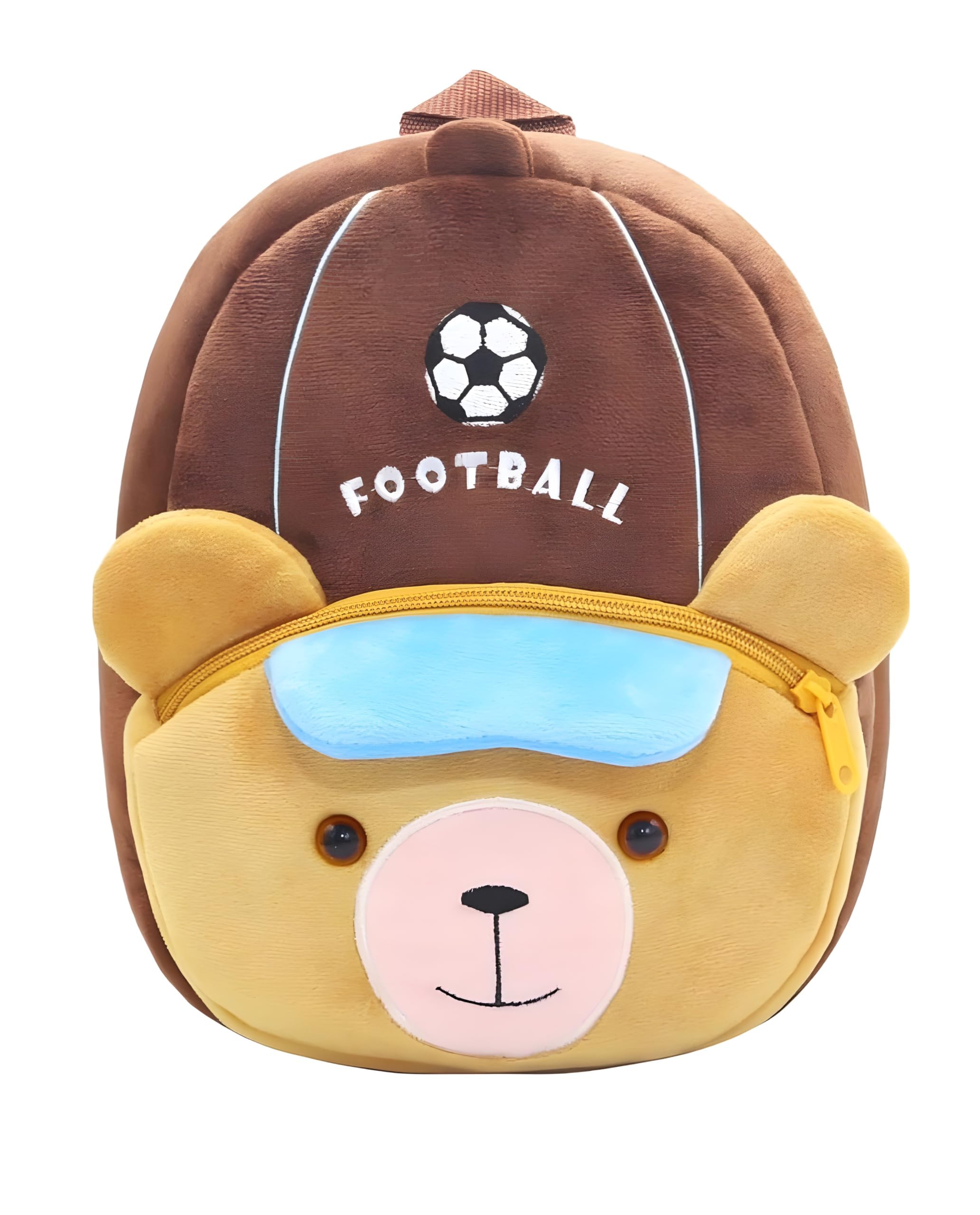 Delicado Cute Small Toddler Kids Preschool Backpack Football design open yes Nursery Preschool Playschool School Picnic Travelling Bag for Baby Boy Girl (Age 2-5 Years)-image-46