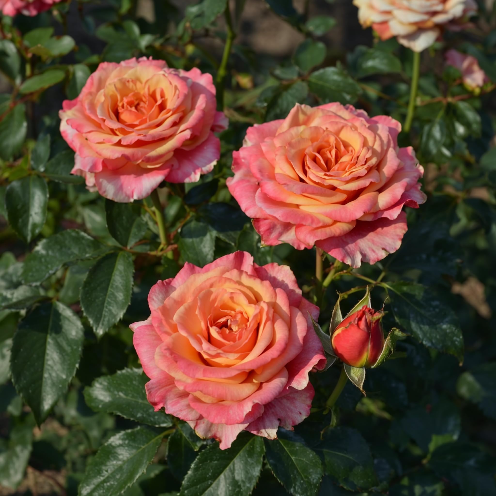 Piantine di Rosa rosa (1 pianta profumata), grandi piante perenni resistenti, piante dall'Olanda per giardino e vaso (senza semi, bulbi e non artificiali)