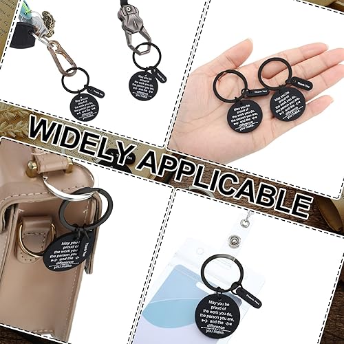 Miniatura 4 de Rtteri 24 llaveros de agradecimiento a granel para compañeros de trabajo, regalos de agradecimiento para mujeres y hombres, maestros Be Proud of the