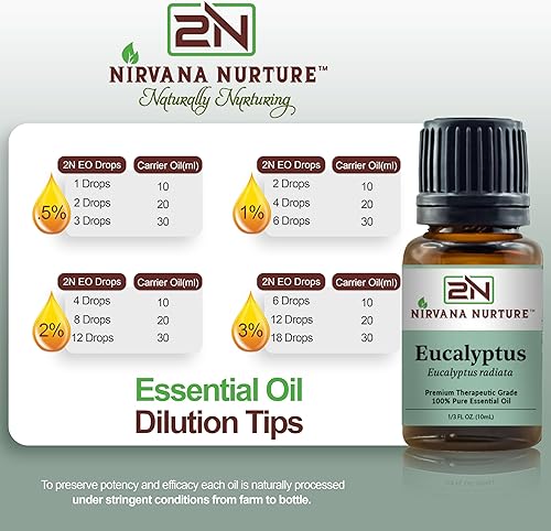 Miniatura 5 de Aceite esencial de eucalipto 100% puro, grado terapéutico premium, sin diluir, difusor de aromaterapia para calma y relajación, cuidado de la piel,