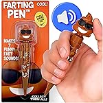 Farting Poop Pen Makes 7 Funny Fart Sounds - Perfect Stocking Stuffers for Kids, Teens & Boys - This Poop Pen Makes Funny Gifts for Christmas - Fart Pen Gag Gifts & White Elephant Gift (Sunglasses)